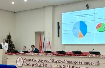 26 декабря прошло заключительное в 2024 году заседание Ученого совета НИИ скорой помощи им. И.И. Джанелидзе