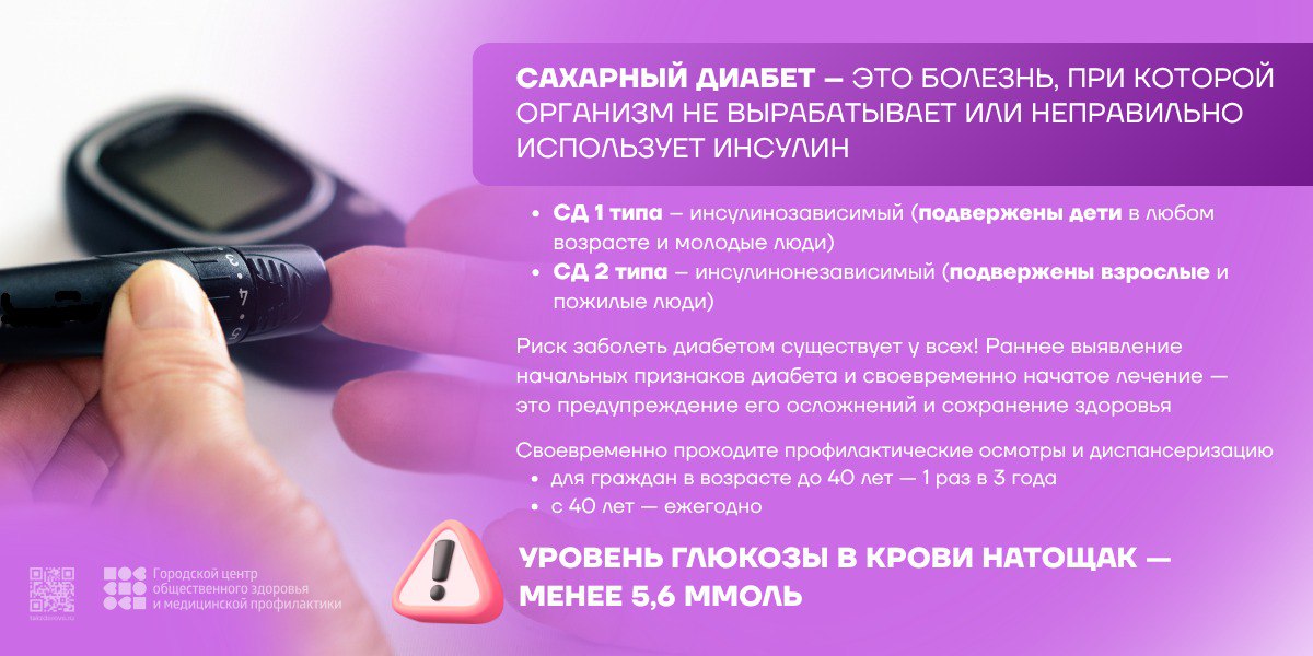 Неделя борьбы с диабетом: что важно знать